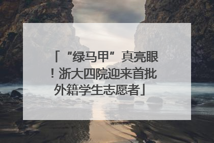 “绿马甲”真亮眼！浙大四院迎来首批外籍学生志愿者