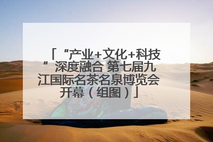 “产业+文化+科技”深度融合 第七届九江国际名茶名泉博览会开幕（组图）