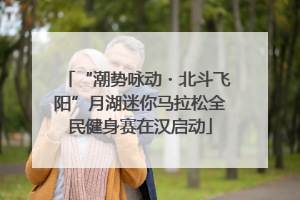 “潮势咏动・北斗飞阳”月湖迷你马拉松全民健身赛在汉启动