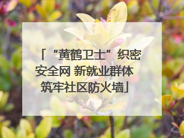 “黄鹤卫士”织密安全网 新就业群体筑牢社区防火墙