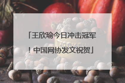 王欣瑜今日冲击冠军！中国网协发文祝贺