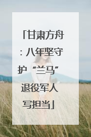 甘肃方舟：八年坚守护“兰马” 退役军人写担当