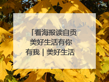 看海报读自贡 美好生活有你有我｜美好生活有“盐”味