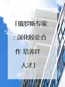俄罗斯专家：深化校企合作 培养IT人才