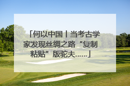 何以中国丨当考古学家发现丝绸之路“复制粘贴”版驼夫……