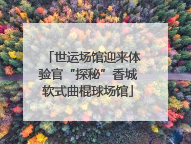 世运场馆迎来体验官“探秘”香城软式曲棍球场馆