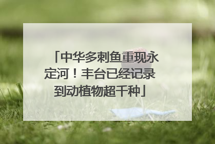 中华多刺鱼重现永定河！丰台已经记录到动植物超千种
