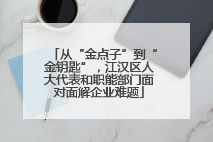从“金点子”到“金钥匙”，江汉区人大代表和职能部门面对面解企业难题