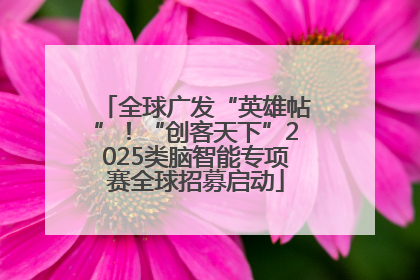 全球广发“英雄帖”！“创客天下”2025类脑智能专项赛全球招募启动