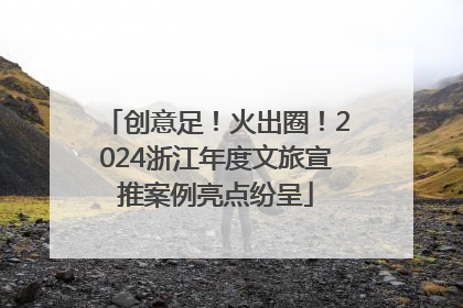 创意足！火出圈！2024浙江年度文旅宣推案例亮点纷呈