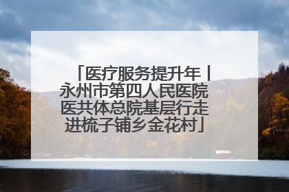 医疗服务提升年丨永州市第四人民医院医共体总院基层行走进梳子铺乡金花村