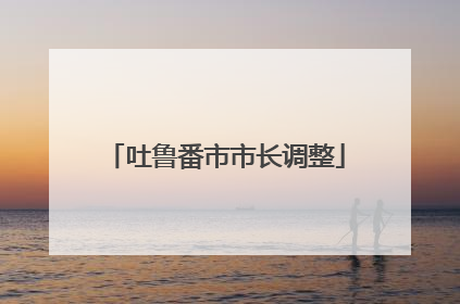 吐鲁番市市长调整