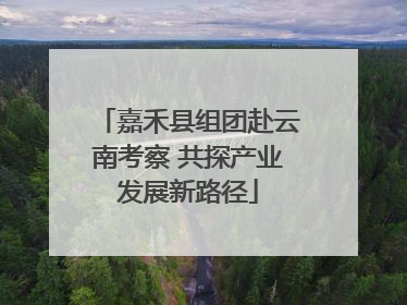 嘉禾县组团赴云南考察 共探产业发展新路径