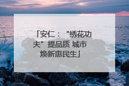 安仁：“绣花功夫”提品质 城市焕新惠民生