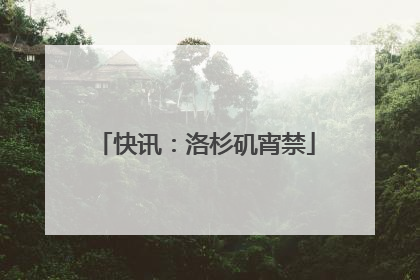 快讯：洛杉矶宵禁