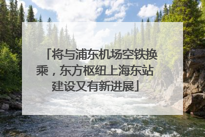 将与浦东机场空铁换乘，东方枢纽上海东站建设又有新进展