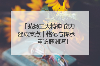 弘扬三大精神 奋力建成支点｜铭记与传承——重访簰洲湾