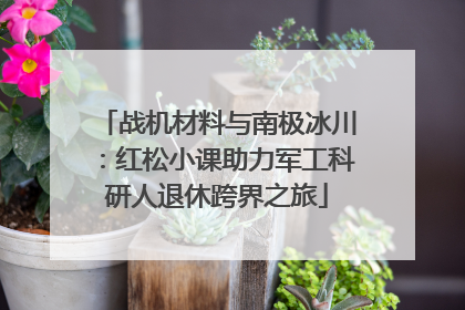 战机材料与南极冰川：红松小课助力军工科研人退休跨界之旅