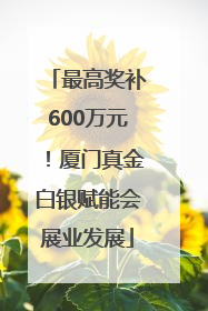 最高奖补600万元！厦门真金白银赋能会展业发展