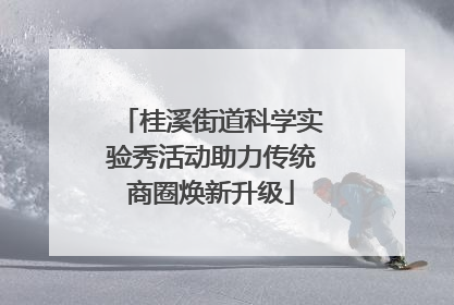 桂溪街道科学实验秀活动助力传统商圈焕新升级