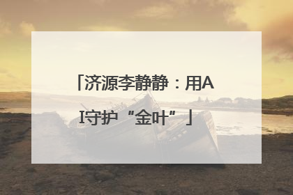 济源李静静：用AI守护“金叶”