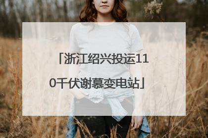 浙江绍兴投运110千伏谢慕变电站