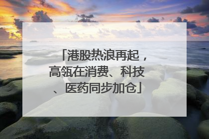 港股热浪再起，高瓴在消费、科技、医药同步加仓