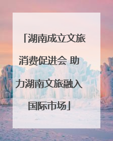 湖南成立文旅消费促进会 助力湖南文旅融入国际市场