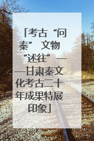 考古“问秦” 文物“述往”——甘肃秦文化考古二十年成果特展印象