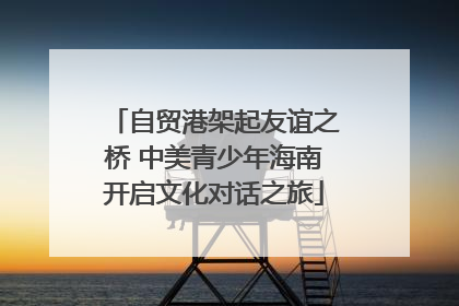自贸港架起友谊之桥 中美青少年海南开启文化对话之旅