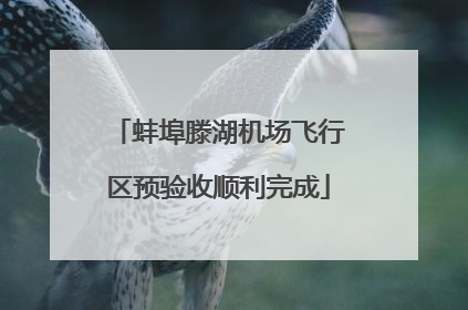 蚌埠滕湖机场飞行区预验收顺利完成