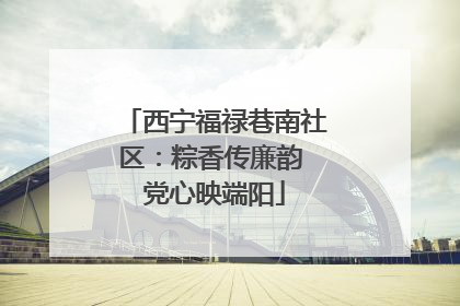 西宁福禄巷南社区：粽香传廉韵 党心映端阳