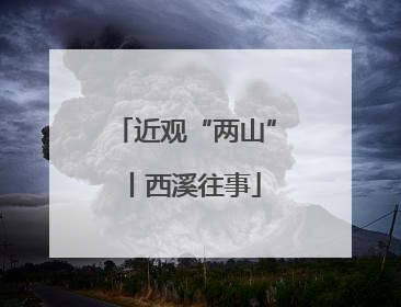 近观“两山”丨西溪往事