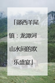 郧西羊尾镇：龙潭河山水间的欢乐盛宴
