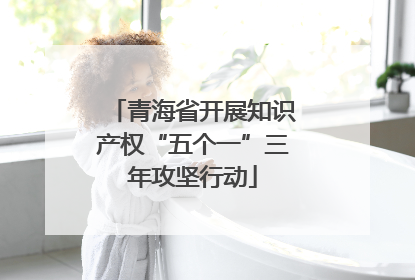 青海省开展知识产权“五个一”三年攻坚行动