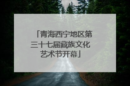 青海西宁地区第三十七届藏族文化艺术节开幕