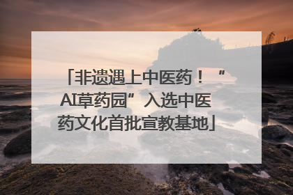 非遗遇上中医药！“AI草药园”入选中医药文化首批宣教基地