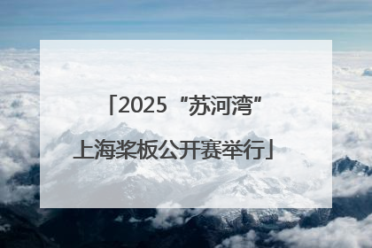2025“苏河湾”上海桨板公开赛举行