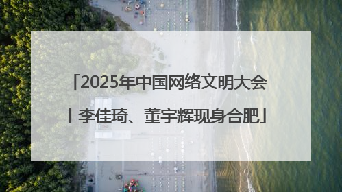 2025年中国网络文明大会丨李佳琦、董宇辉现身合肥