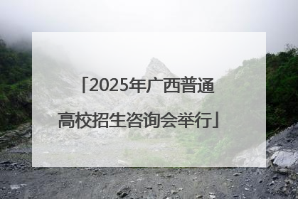 2025年广西普通高校招生咨询会举行