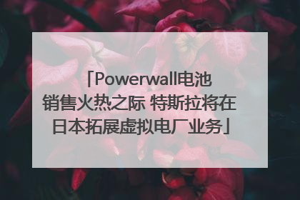Powerwall电池销售火热之际 特斯拉将在日本拓展虚拟电厂业务